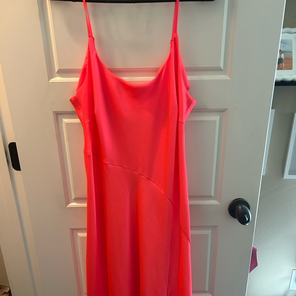 Vibrant Pink Slip Dress